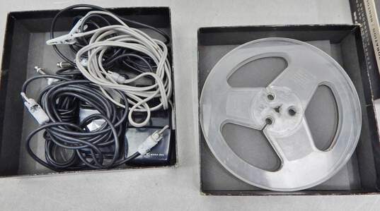 VNTG The Voice Of Music Brand Tape-O-Matic 738 Model Reel-To-Reel Tapecorder w/ Power Cable image number 6