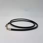 14k Gold White Gold Rubber Necklace 6.1g image number 4