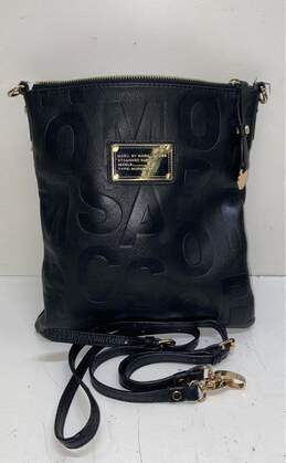 Marc by Marc Jacobs Signature Black Leather Crossbody Bag