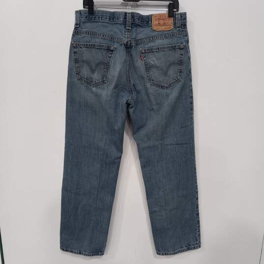 Men's Levi's Blue Denim Jeans 34x32 image number 2