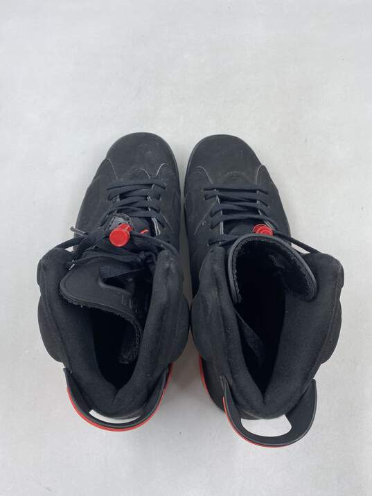 Nike Air Jordan 6 Black Athletic Shoe Men 8 image number 6