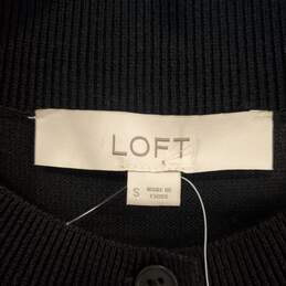 Loft Women Black Knit Sweater S NWT
