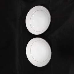 Pair of Noritake Buckingham White Ceramic Bowls alternative image