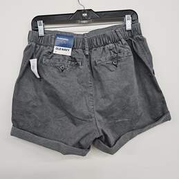 Grey Cut Off Shorts alternative image