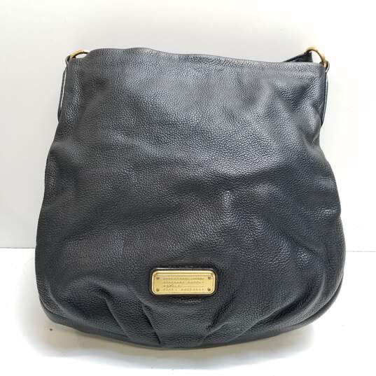 Marc By Marc Jacobs Black Leather Hobo Tote Bag image number 1