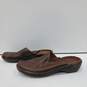 Women's Clarks Brown Slip-On Loafers Sz 8 image number 2