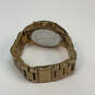 Designer Michael Kors Gold-Tone Rhinestone Round Dial Analog Wristwatch image number 4