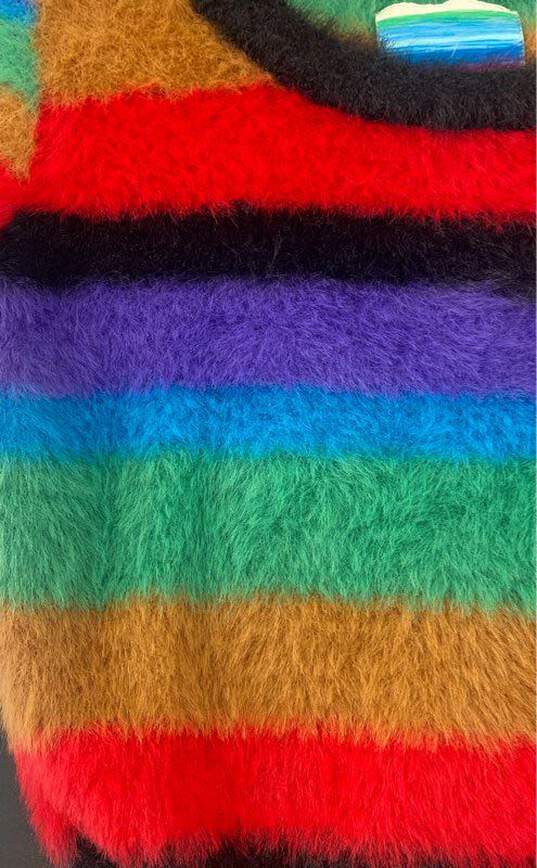 UNIF Women's Rainbow Stripe Crop Sweater- XS image number 8
