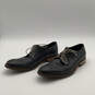 Mens C24348 Blue Leather Round Toe Lace Up Oxford Dress Shoes Size 10.5 M image number 4