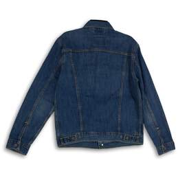 Levi Strauss & Co. Womens Blue Denim Long Sleeve Button-Front Jacket Size M alternative image