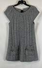Free People Gray Knitted Dress - Size Medium image number 1