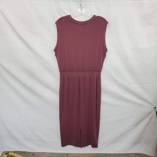 Athleta Purple Sleeveless Lined Midi Dress WM Size M image number 2