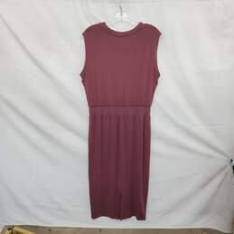 Athleta Purple Sleeveless Lined Midi Dress WM Size M alternative image