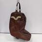 Brown Leather Boot Bag image number 1