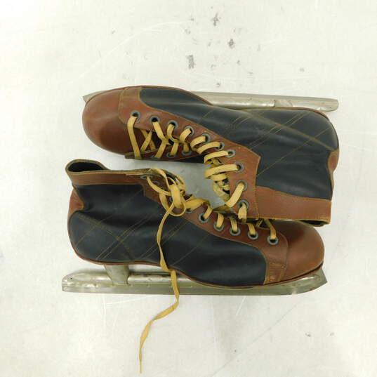 Vintage Nestor Johnson Hi-Speed Ice Skates Size 10 image number 2