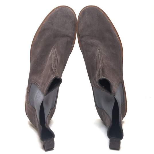 Represent Suede Leather Chelsea Boots Grey 12 image number 8