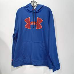 Under Armour Men's Royal Blue Pullover Hoodie Size XL