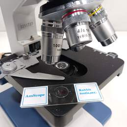 AmScope Microscope Input: AC85-240V 50-60Hz LED: 1W alternative image