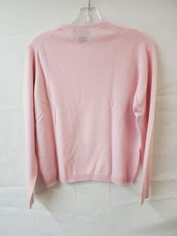 Vintage Ballantyne Pure Cashmere Pink Sweater alternative image