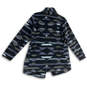 NWT Mens Black Gray Shawl Neck Long Sleeve Fleece Cardigan Sweater Size S image number 2