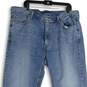 Levi Strauss & Co. Mens Blue 5-Pocket Design Straight Leg Jeans Size W40 L38 image number 3