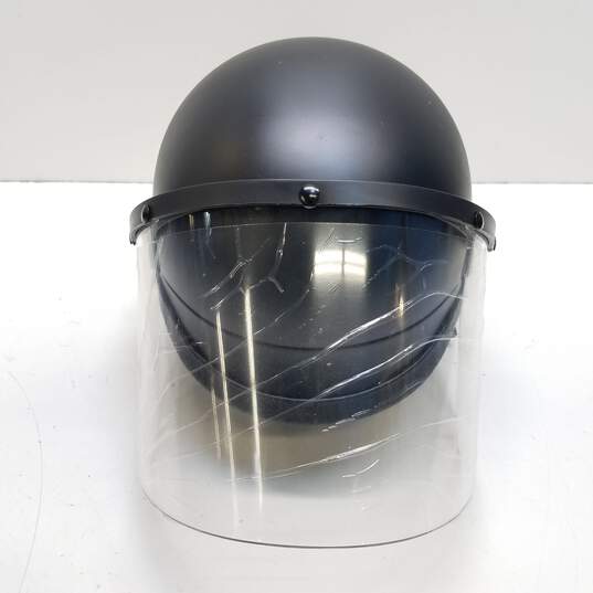 Security Pro USA Black Motorcycle Helmet w/ Bag image number 2