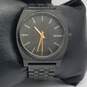 Men's Nixon Minimal Black Stainless Steel Watch image number 1