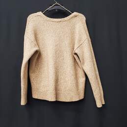 Michael Kors Women Tan Marled Sweater XL alternative image