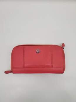 Red Women Gianni Bernini Leather Clutch Used