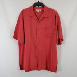Tommy Bahama Men's Red Short Sleeve SZ L