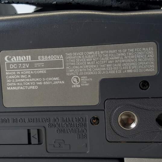 Canon ES8400V Hi8 Camcorder For Parts or Repair image number 8