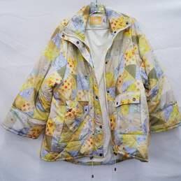 Urban Outfitters Printed Nylon Puffer Jacket Size Medium