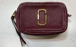 The Marc Jacobs The Softshot 17 Small Crossbody Burgundy