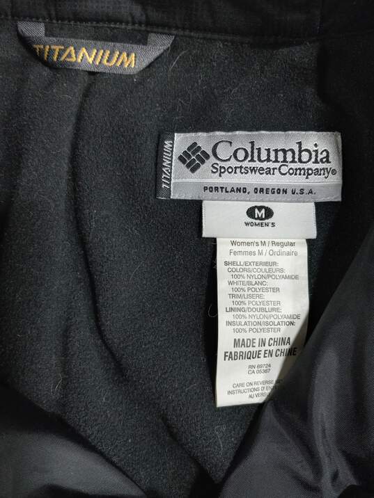 Columbia Titanium Black Snow Pants Women's Size M image number 3