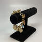 Designer Betsey Johnson Gold-Tone Link Chain Love Heart Charm Bracelet image number 1