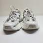 Sam Edelman Bedazzled White Silver Sneakers Size Women's 6 image number 2