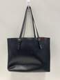 COACH 1671 Black Leather Top Zip City Tote Bag image number 2