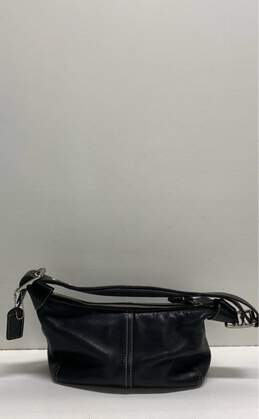COACH 9564 Legacy Hobo Black Leather Small Shoulder Satchel Bag