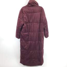 Asos Women Burgundy Coat Sz 8 NWT alternative image