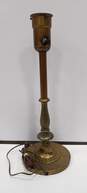 Vintage 23.25" Tall Brass Lamp without Shade image number 2