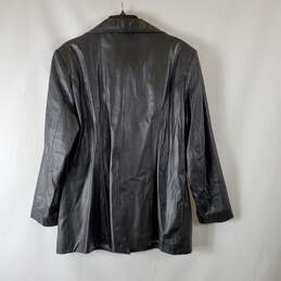 Maxima Women Black Leather Jacket Sz XL alternative image
