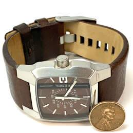 Designer Diesel DZ-1090 Silver-Tone Dial Adjustable Strap Analog Wristwatch alternative image