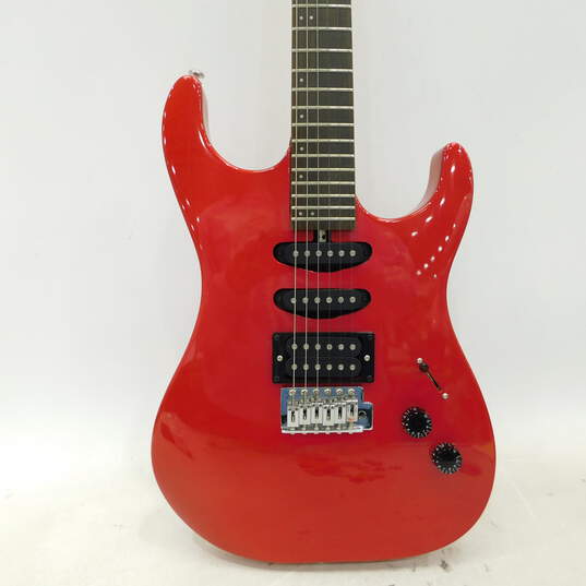 Washburn Brand X-10/MC X-Series Model Red Electric Guitar w/ Gig Bag and Accessories image number 9