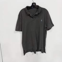 Polo Ralph Lauren Men's Gray Cotton SS Polo Shirt Size XL
