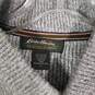 Mens Heather Knitted Long Sleeve Quarter Buttons Henley Sweater Size Large image number 4