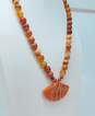 925 Desert Rose Trading DTR Red Agate Beaded Pendant Necklace image number 2