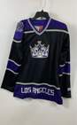 NHL Women's Black/ Purple LA KIngs Jersey- L image number 1