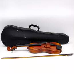 VNTG Czechoslovakian Josef Lorenz 4/4 Full Size Violin w/ Case and Bow