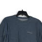 Mens Omni-Wick Blue Heather Long Sleeve Crew Neck Pullover T-Shirt Size L image number 3