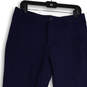 NWT Mens Blue Flat Front Straight Leg Slash Pocket Ankle Pants Size 32/30 image number 3